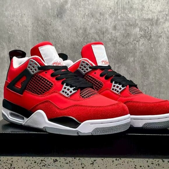 Other - Kids 4 Retro Design Red Sneakers – Lifestyle & Sports Shoes